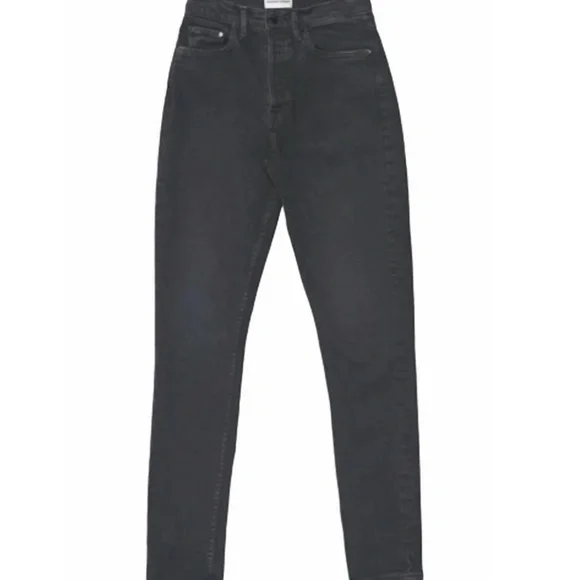 Cotton Citizen High Rise Skinny Jean 26 Washed Black - Picture 2 of 6